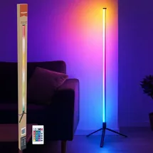 Grundig Stehlampe 120 cm 1 2,5x2,5x120 cm Schwarz