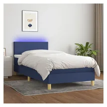 vidaXL Boxspringbett 100 x 200 cm Blau