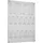 Kerkmann Wandprospekthalter Fokus alu DIN A4, 1/3 DIN A4 75,0 x 6,5 x 100,0 cm, 1 St.