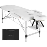 Tectake tectake® Massageliege, Breite 60 cm, Polsterung 4 cm, mit Aluminiumgestell, 205 x 95 x 89 cm