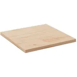 vidaXL Tischplatte 50x50x2,5 cm Massivholz Kiefer Quadratisch