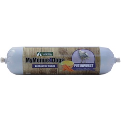 MyMenue4Dogs Hundefutter Putenwurst 800 g