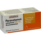 Ratiopharm PARACETAMOL-ratiopharm 500 mg Brausetabletten 10 St