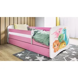 raumhirsch furniture Kinderbett 80 x 180 cm Holzwerkstoff rosa