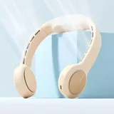 Tragbarer Nackenventilator, 4500 Mah, Usb-wiederaufladbar, Klingenloser Ventilator, Ultraleise, Wasserdichte Nackenstütze