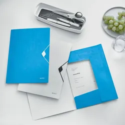 LEITZ Eckspanner WOW DIN A4 blau