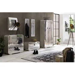 SIT Dielen-Set »AIRMAN«, Holz, silberfarben