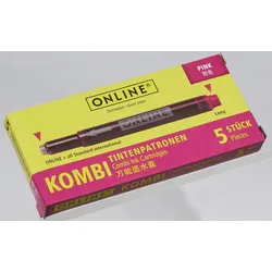 ONLINE® Tintenpatronen für Füller pink