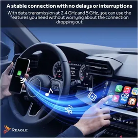 REAGLE Wireless Carplay Android Auto Adapter