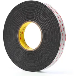 3M VHB Klebeband 5925P, Schwarz, 15 mm x 33 m, 0,6 mm