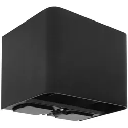 SLC Outdoor Wandleuchte Shadow mit 2 Steckdosen LED 10W 2700-3000-4000K dimmbar