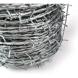 Karat Stacheldraht verzinkt Drahtstärke: 1,7 mm Länge: 50 Meter