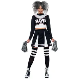 Smiffys Gothic Cheerleader Kostüm Damen XS