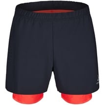 Odlo Damen Zeroweight 5 Inch_322562 Laufshorts, Black - Firelight, S EU