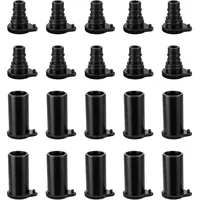 ksywydu 10 Paar Silikon Staubschutzkappen IP67 Wasserdicht für Solarstecker Blau/Grün