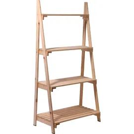 Dobar Blumenständer Blummentreppe 75 x 39 cm Beige