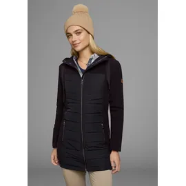 KangaROOS Langjacke KANGAROOS, Damen, Gr. 32, blau (marine), Fleece, Web, Obermaterial: 100% Polyester. Futter: 100% Polyester. Wattierung: 100% Polyester.