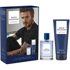 David Beckham Classic Blue Eau de Toilette 50 ml + Shower Gel 200 ml Geschenkset