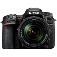 Nikon D7500 KIT AF-S DX 18-140 mm 1:3.5-5.6G ED VR Spiegelreflex Kamera schwarz Nikon D7500 KIT AF-S DX 18-140 mm 1:3.5-5.6G ED VR Spiegelreflex Kamera schwarz