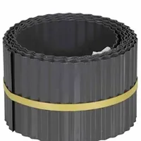 Siena Garden Rasenkante aus Metall, grau 6 m x 150 mm, grau