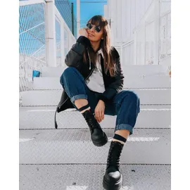 Dr. Martens Vegan Jadon II Mono black felix rub off 42