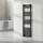 neu.haus Handtuchheizkörper Voss 400 x 1400 mm 485 W schwarz Mittelventil