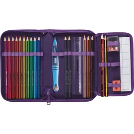 Scout Alpha Safety Light Schulranzen-Set 5-teilig Spooky Starlight