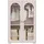 Okwish Kinderkleiderschrank 80 x 120 x 50 cm MDF lackiert rosa