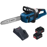 Bosch Professional GKE 18V-40 Kettensäge inkl. 2 x 5,5 Ah Akku + Ladegerät