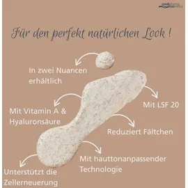 Dr. Theiss Naturwaren Hyaluron Nude Perfection Getöntes Fluid Mittlerer Hauttyp SPF 20 50 ml