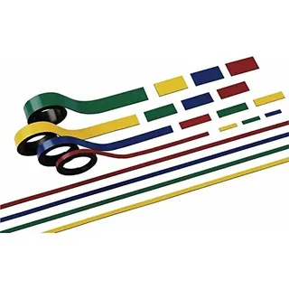 Maul Magnetstreifen 0,5 cm x100 cm, 2 Stück) | Magnetband selbsthaftend auf magnetischen Oberflächen | Magnetklebeband individuell zuschneidbar | Beschriftbar mit Marker | Grün