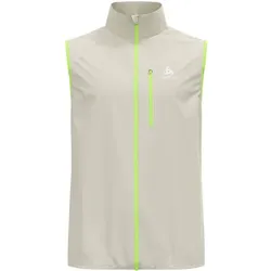 ODLO Herren Vest ZEROWEIGHT, silver cloud - sharp green, XL