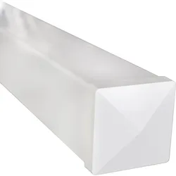 Groja Zaunpfosten für Zaunsystem BasicLine-weiß -155 cm