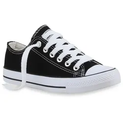 Damen Sneaker low in Schwarz Lucky