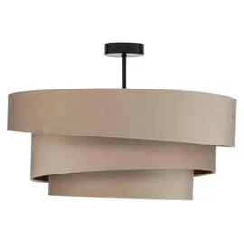 LINDBY Jusari 3-flg. creme Textil Ø 56 cm