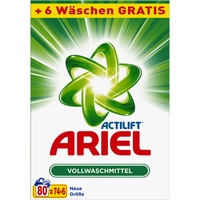 Ariel Waschpulver Regulär 5.2 kg, 1er Pack (1 x 80 Waschladungen)