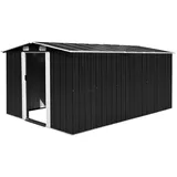 vidaXL Geräteschuppen 3,78 x 2,45 m anthrazit