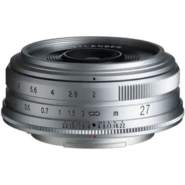 Voigtländer Ultron 27mm 2.0 für Fujifilm X silber