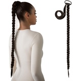 Lullabellz Extra AF Hair Braid, 86,4 cm Länge, Dunkelbraun