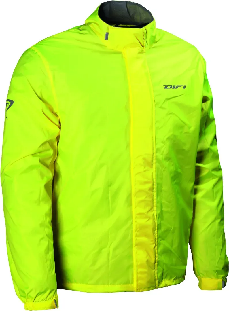 DIFI Fuzzy Motorrad Regenjacke, gelb, Größe 2XL für Männer