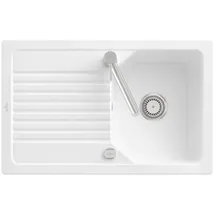 Villeroy & Boch Linara 45 rechts Einbau Keramik weiß 800 x 510 mm Excenterbetätigung