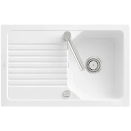 Villeroy & Boch Linara 45 rechts Einbau Keramik weiß 800 x 510 mm Excenterbetätigung