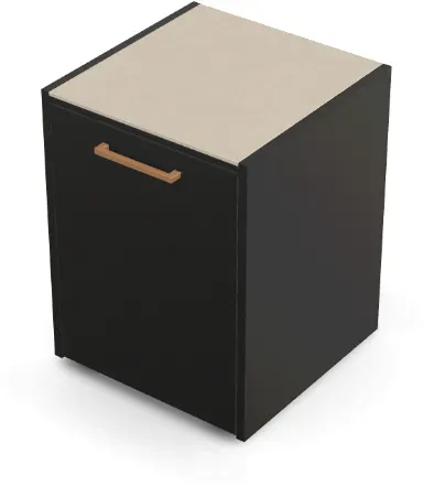 Brabura CT 60 Arbeitsmodul - Pietra Di Osso / Anthrazit / Holzgriff