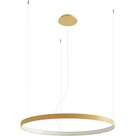 Sollux Lighting Kronleuchter "RIO", gold (golden), H: 150cm, Lampen, Verteiltes Licht, Pendelleuchte