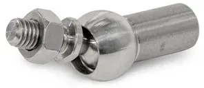 Axialgelenke, Stahl / Edelstahl, mit Gewindezapfen (71802.1-8-M5-C-NI)