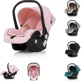 Chipolino Babyschale i-Size Aura (40-85cm) Gruppe 0+, Griff verstellbar, Gurt rosa