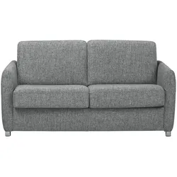 Betty Schlafsofa mit Faltbettfunktion Webstoff Betty , grau , Maße (cm): B: 162 H: 86 T: 97