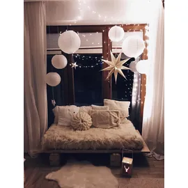 RugsX Flokati, Wolle - Bettdecke, Plaid White 300x400 cm,