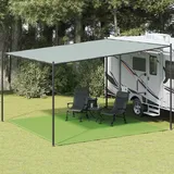 vidaXL Zeltteppich Hellgrün 400x400 cm HDPE