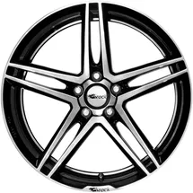 BROCK B33 8,5 x 19 5 x 114,3 ET38 Schwarz Glanz Vollpoliert